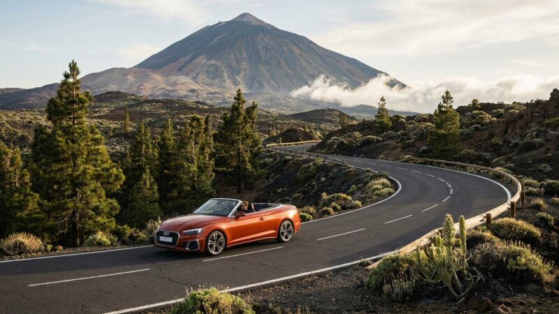 Audi A5 Cabrio Tenerife: Prova su Strada