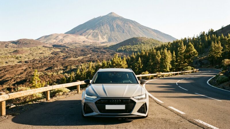 Audi RS 6 Avant, Prova su Strada a Tenerife