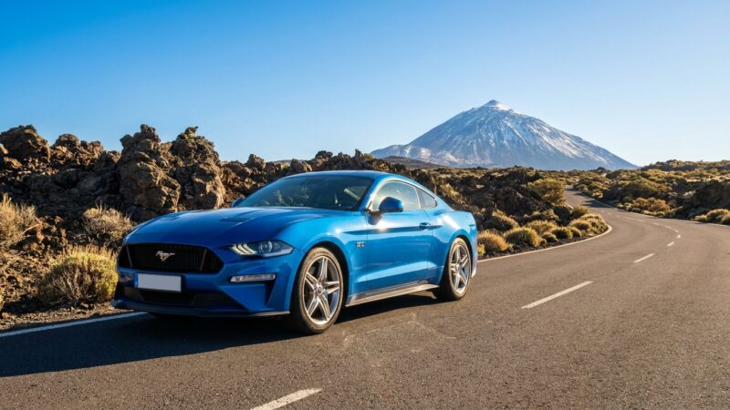 Prova su strada della Ford Mustang a Tenerife: Su strada