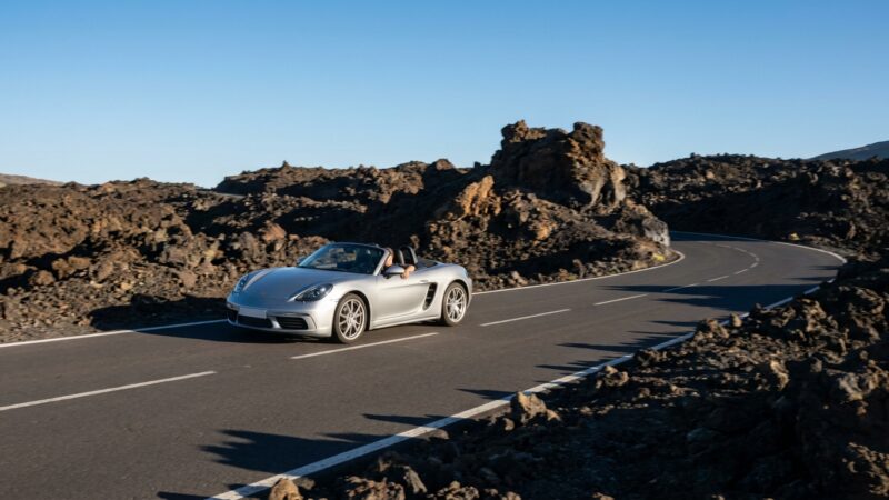 Porsche 718 Boxster, Prova su strada a Tenerife
